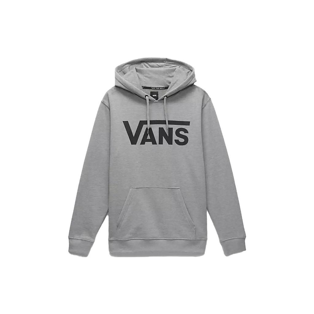 Vans American Vintage Letter Print Hooded Long Sleeve Loose Sweatshirt Unisex Sweatshirt Gray VN0A456BADY
