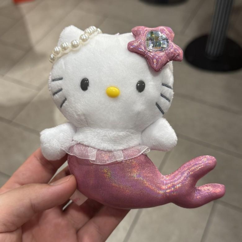 Hello Kitty Meerjungfrau Weicher Plüsch Schlüsselanhänger Mit Fischschwanz Design Zum Verschenken