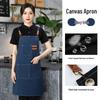 Waterproof Stain-Resistant Custom Print Canvas Apron for Catering & Gardening