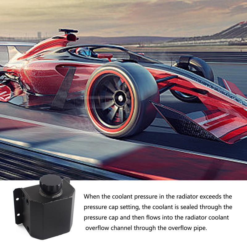 Coolant Radiator Tank Coolant Overflow Tank Expansion Tank With Sealing Cap Long-Lasting Coolant Tank For Cars Buggies