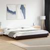 VidaXL Bed Frames Black 200x200 Cm Engineered Wood, Bedroom Furniture, Bed Base, Pallet Bed, Bed, Bed 3281162