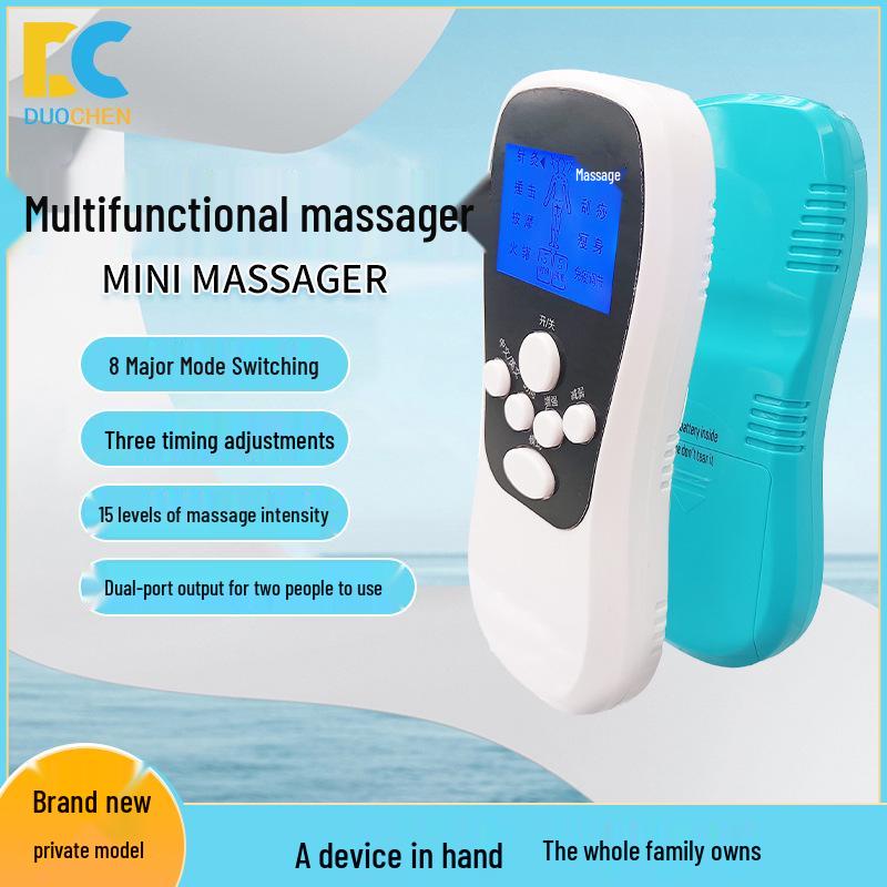 Wiederaufladbarer Multifunktionaler Nacken- und Lendenwirbel-Akupunktur-Massager