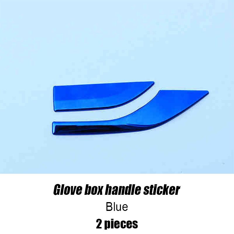 

For Geely Emgrand 2024 Glove box handle sticker Front passenger storage box handle sticker Decorative frames 1901