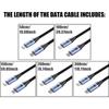 Fast Speed USB Type C Male To Male Charging Cable Cord 100W Fast Charging 4K Video Data Transfer for Tablets Phones