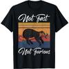 Nicht Schnell Nicht Furios Faultier Vintage Retro Stil T-Shirt1