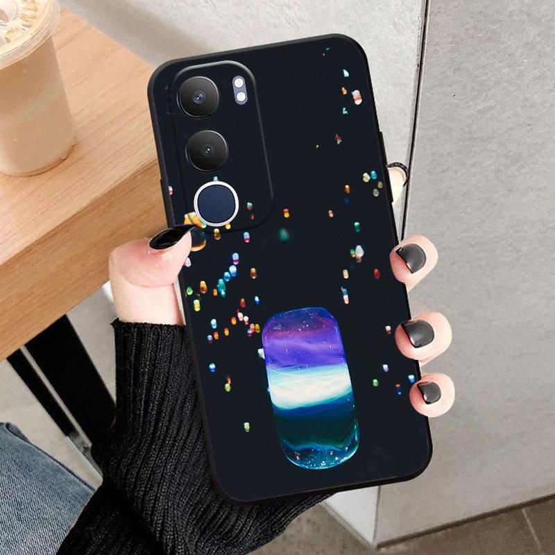 Чехол для телефона VIVO Y19S 4G Мягкий силиконовый задний чехол Coque Для VIVO Y 19 S Чехлы Черный TPU Ударопрочный Fundas Оболочка Y19S Capa VIVO Y19S 4G
