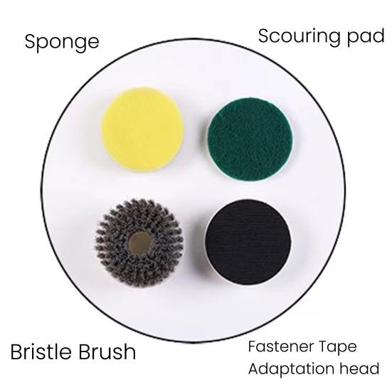 Electric Cleaning Brush Cordless Rechargeable Power Scrubber Deep Cleaning Design Scrubber Home Cleaning Gadget