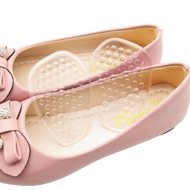 Shock-Absorbing Non-Slip Silicone Gel Forefoot Pads - Transparent, Anti-Pain, Wear-Resistant Sports Half Pads