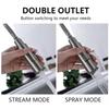 Chrome-plated/brushed pull-out kitchen faucet, 360° rotating kitchen mixing faucet, suitable for sinks, hot and cold water.