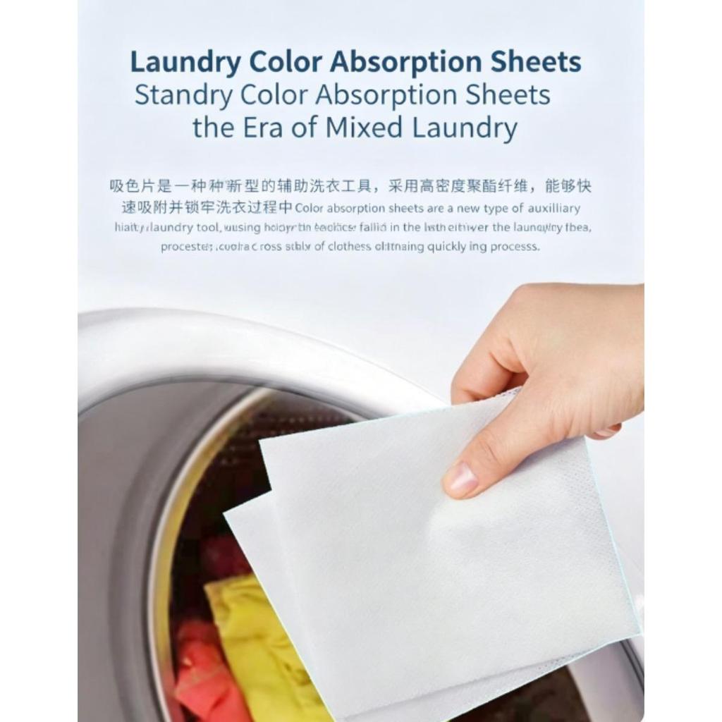 100/10pcs Laundry Black Color Enhancement Sheet - Non-woven Fabric Used for Fading Black Clothes, Supplementing Color and Improving Color Stability