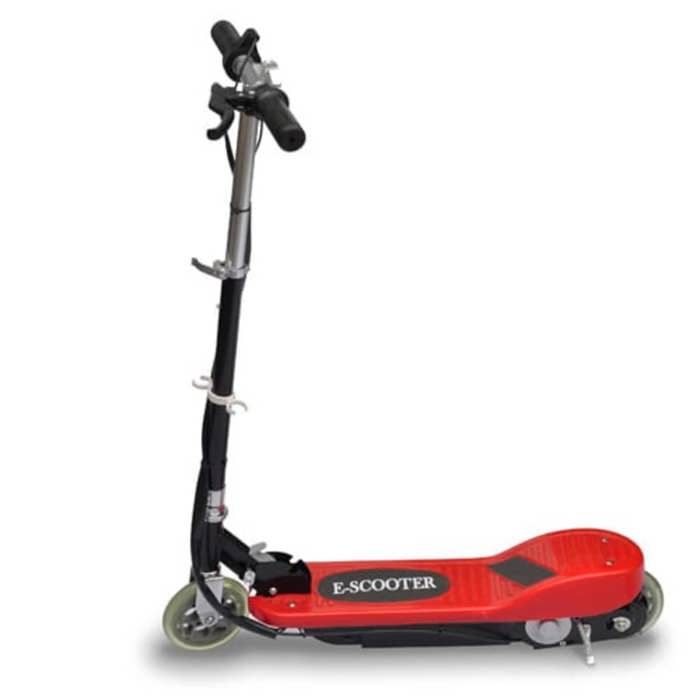 Trottinette électrique rouge et noire 120W