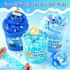 Kit Slime al Burro Fango Nuvola Soffice Putty di Cristallo Giocattolo Fai-da-te per Alleviare lo Stress per Bambini