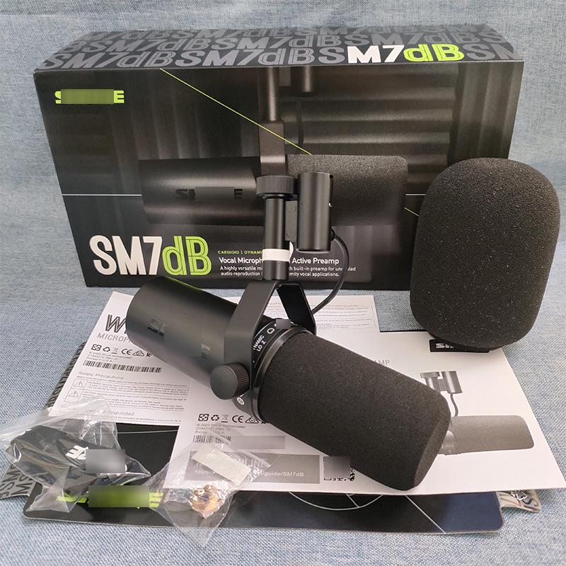 

SM7DB Professional Dynamic Microphone for Studio, Podcasting, Radio, and Live Broadcasts