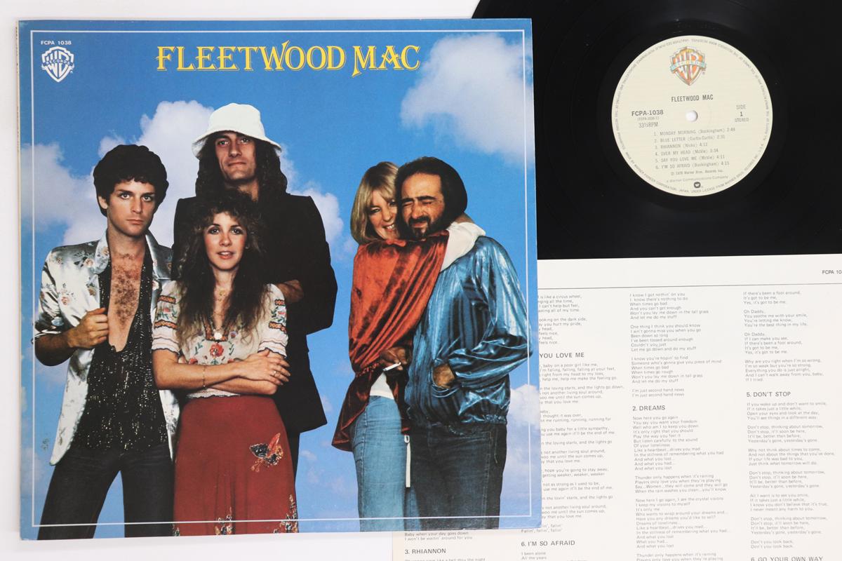 

LP Пластинка FLEETWOOD MAC - Fleetwood Mac FCPA1038 WARNER BROS 1978 Япония Рок Б/У