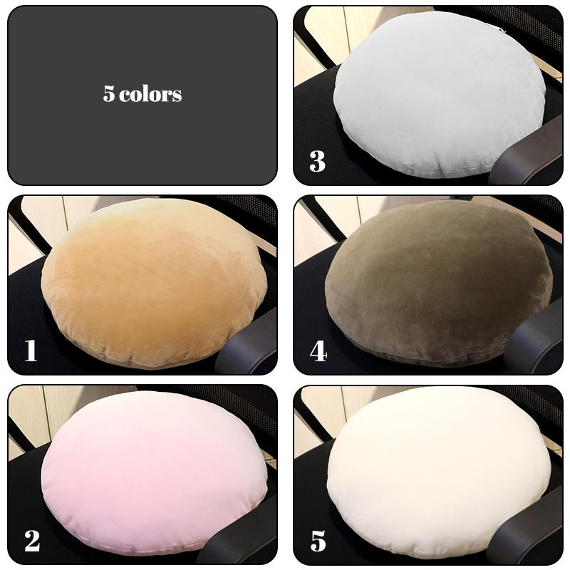 Japanese Style Round Cushion With Fillings Tatami Floor Seat Mat Super Soft Velvet Meditation Cushion Futon Home Chair Cushion