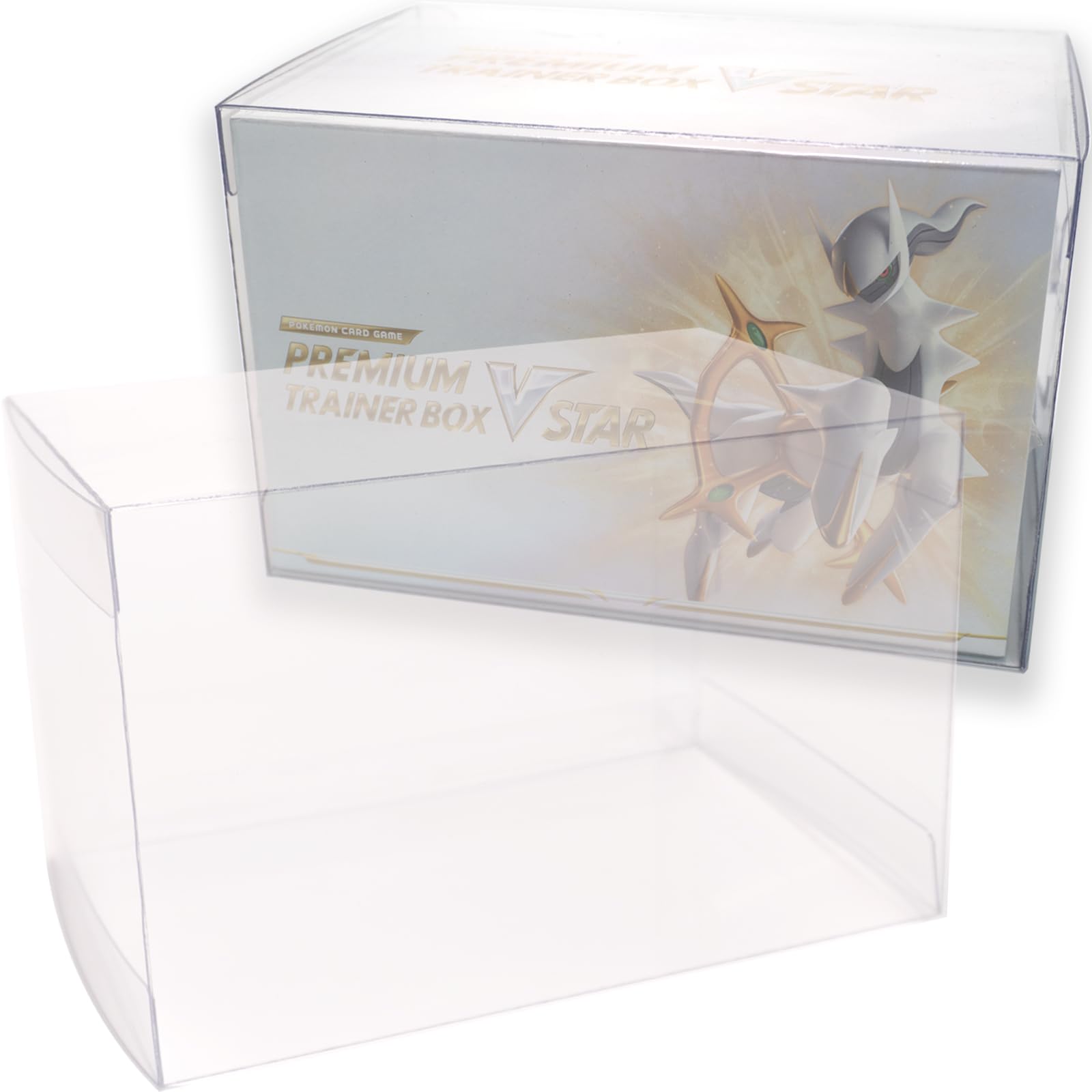 

EYESRAIL Boxx Guardian Pokemon Card BOX Loader UV Protection Зроблено в Японії Колекція Прозорий футляр для зберігання Trainer Box (Premium VSTAR, [3 штуки])