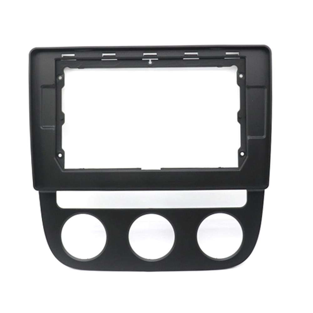 For VW Sagitar Jetta 5 Golf 5 Bora Vento 2006-2010 10 Inch Car Radio Frame Fascia Kit with Canbus Wiring Harness