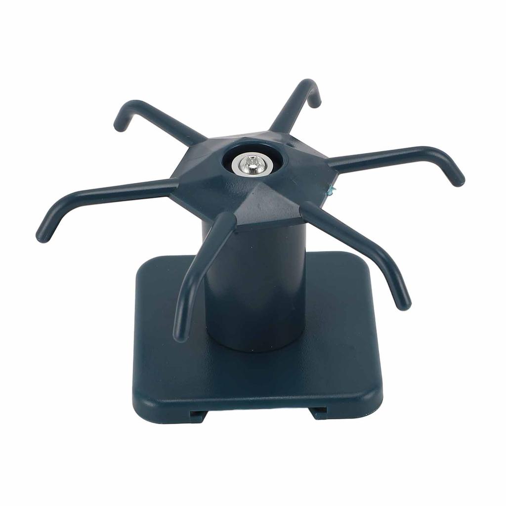 Kitchen Utensil Hook ABS 360 Degree Rotation Adhesive Strong Bearing 6 Claws Under Cabinet Utensil Holder