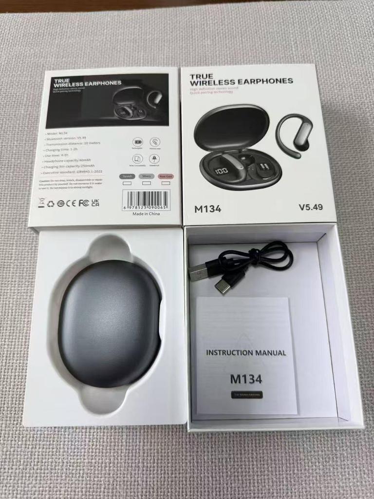 Smart AI Hanging Ear TWS Bluetooth Headset M134: New Style, Not In-Ear Design