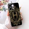 Transparent For Oppo Reno 14Pro CPH2739 PKZ110 Cover For Oppo Reno14 Pro Case Luxury Crown A-Z Letters 2D Flat Pattern