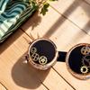Retro Steampunk Goggles with Rivets Halloween Decorative Glasses Gear Glasses Steampunk Glasses for Cosplay Enthusiasts