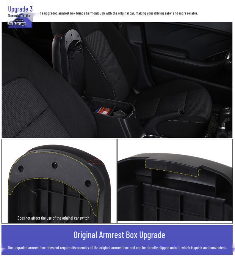 MG ZS Armrest Box Cover Pad: Interior Modification Accessory
