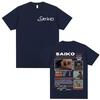 Rapper SAIKO POLARIS Album Tour 2025 Merch Tshirts Unisexs Clothing Oversized T Shirt Vintage Hip Hop Comfort Cotton Tshirt Tops