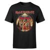 Iron Maiden T-Shirt Ink Powerslave Lightning Circle Rock New Black Official