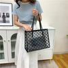 Pvc Bag For Women With Large Capacity And Letter M Print Design For Daily Use