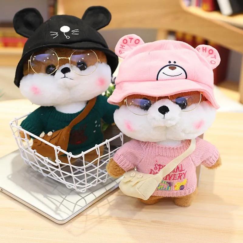 Net Red Shiba Inu Doll Husky Plush Comfortable Toy Puppy Doll Pillow Cute Ragdoll Girl Birthday Gift