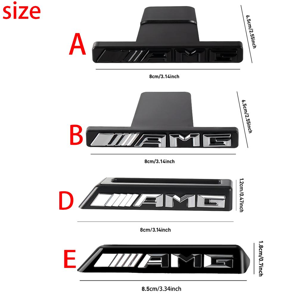 GLC GLB 1 Stück ABS AMG Grill Kühlergrill Emblem Für AMG Mercedes-Benz W463 W464 W461 G63 G65 Kühlergrill Aufkleber Emblem Abzeichen Aufkleber Auto Ac