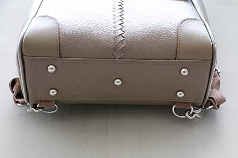 YOUTA Mini Backpack Adult Dulles Bag Toyooka Bag Bag Opening Shoulder Bag Lightweight Waterproof YK9 Vertical S Size Taupe Women's