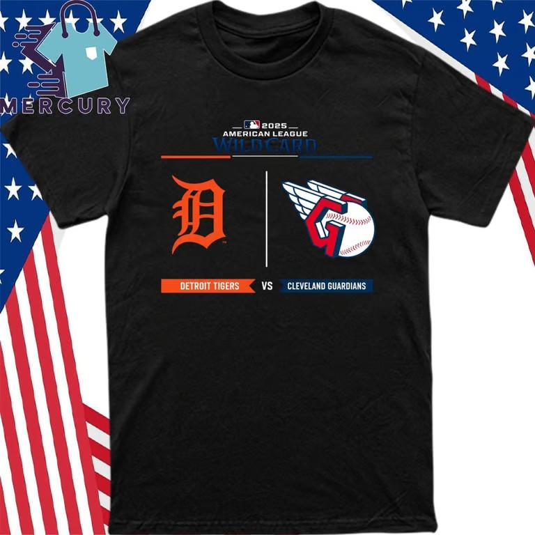 Tigers Vs Guardians 2025 American League Wild Card T-Shirt Unisex T-Shirt XXXXL