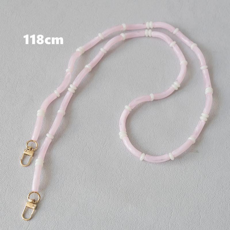 Nouă Modă Femei Geantă Accesoriu Detașabil Vintage Lanțuri Mărgelate Acril Acadea Curea de Lux Femei Eleagnt Mâner de Umăr Lanț