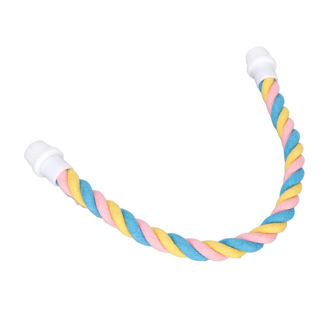 Bird Rope Perch Multipurpose Colorful Cotton Parrot Comfy Rope Perches for Parrots Parakeets