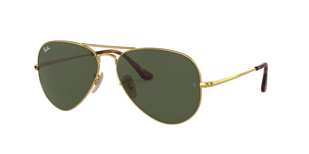 Sunglasses 0RB3689 AVIATOR METAL II 914731 GREEN 58 Ray-Ban G-15
