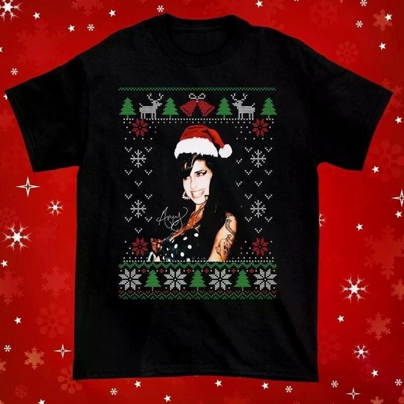 New Amy Winehouse ugly christmas Christmas Gift Unisex S-5XL Shirt BI04_628 Unisex T-Shirt S