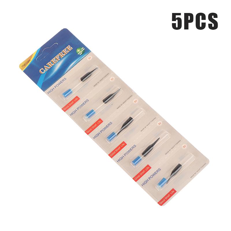 5 Stück Elektrischer Angelposen-Schwanz LED Elektronisches Licht Leuchtendes Treiblicht LED Lampe Licht Angelzubehör Oder 5 Stück 311 Batterie