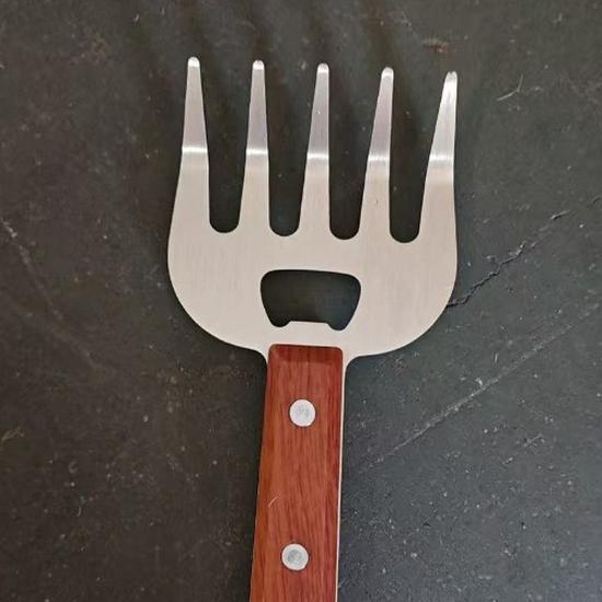 Multi-functional Stainless Steel Bear Claw Bottle Opener & Anti-Cut Vegetable Slicer