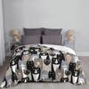 Cat Blankets Flannel Winter Animals Pet Cute Funny Portable Warm Throw Blanket for Bed Travel Bedding Throws