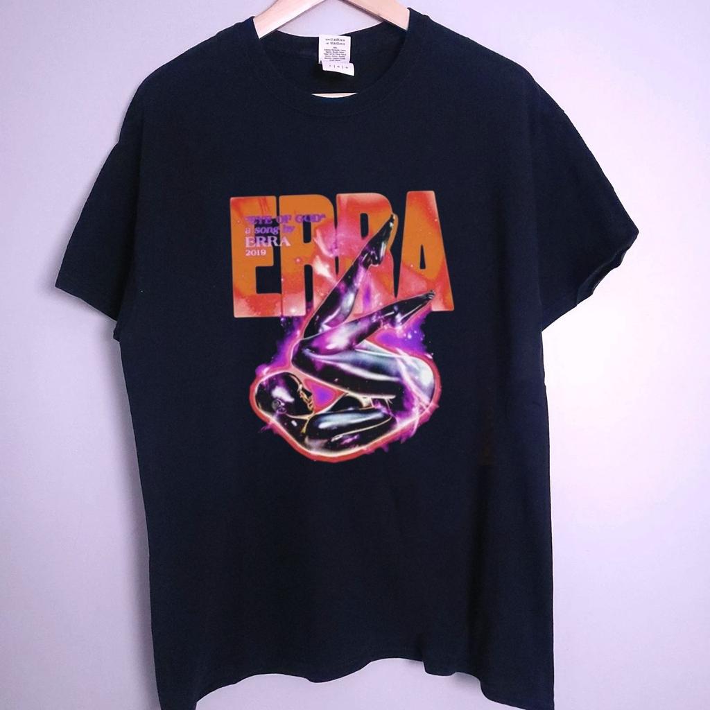 Erra Band Live Graphic Black Cotton S To 5Xl Concert Shirt Ck420