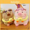 Cartoon Plush Toy Pig With Swimming Ring Cute Animal Soft Doll Gift For Kids