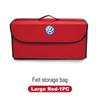 BAG1 Car Trunk Felt Storage Box Folding Organizer Auto Interior Accessories For Volkswagen VW Golf Jetta Passat Mk4 Mk5 Mk6 CC Golf