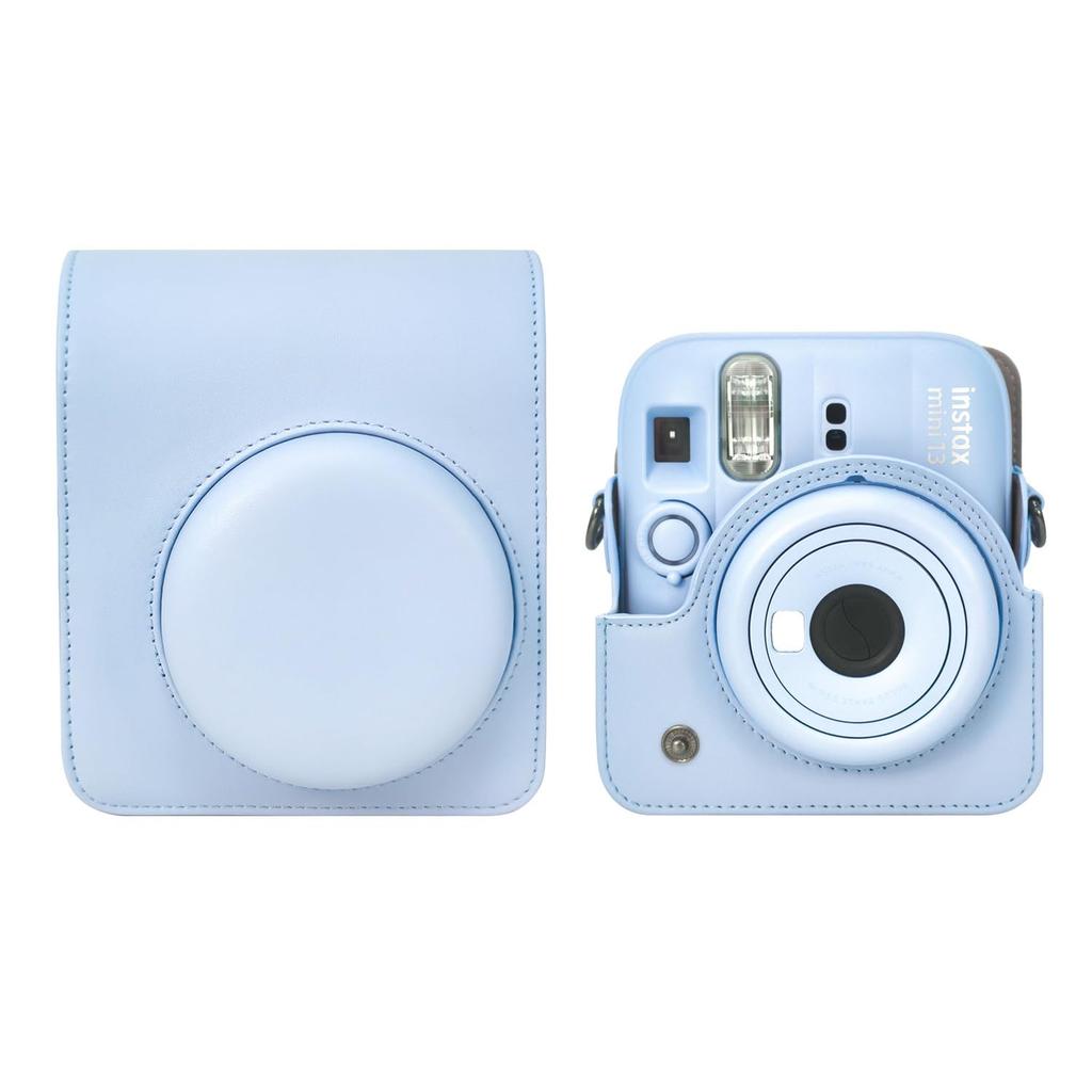 WDMART Camera Case for Fujifilm Instax Mini Shockproof Protective Cover with Adjustable and Detachable Shoulder Metal Snap Slim Solid Color for Daily