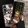 One Piece Sit In Roroonoa Zoro Case for Xiaomi Redmi 9 12C A3 14C K40 K80 Pro A5 13C A1 A2 Plus 10 A4 Black Soft Phone Cover