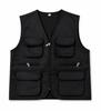 Custom Logo Multi-Pocket Volunteer Vest for Community and Photography Events
