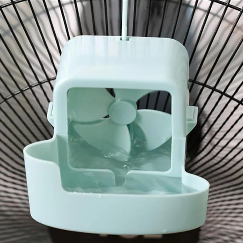 Portable Electric Fan Cooling Storage Box Hanging Fan Cooling Tool With 4 Cups Cooling Box Fan Cooler Refrigeration Accessories