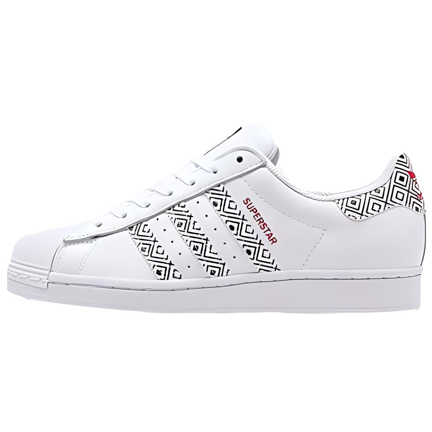 adidas originals Superstar White Black Red Men s FX2721 EU 45⅓