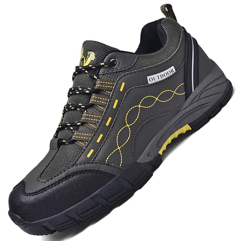 Satın alın Men Skid Resistant Hiking Shoes Fashion Mountain Boots