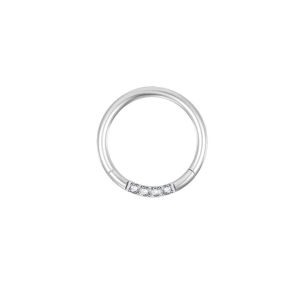 316L Nahtloser Offener Nasenring-Hoop - Europäischer & Amerikanischer Stil Körperpiercing Schmuck
